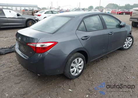 2015 Toyota Corolla Le из США, поврежденный, VIN 5YFBURHE7FP219781